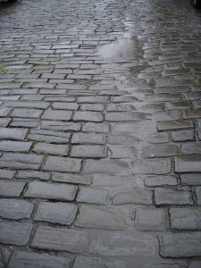 rain sidewalk